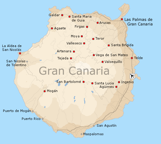gran canaria térkép